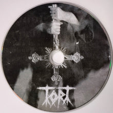 Cargar imagen en el visor de la galería, Disc with a cross and 'Tort' text, featuring a person holding the cross.