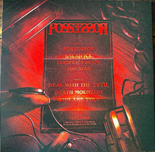 Load image into Gallery viewer, Vinyl record cover with red and black design featuring text and musical instruments.