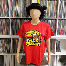 Charger l'image dans la galerie, Truckfighters - Gravity X 2019 Edition Unisex T-Shirt red on female mannequin.