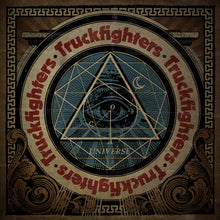 Cargar imagen en el visor de la galería, Album cover with 'Truckfighters' text and eye symbol in a decorative frame.