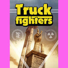 Charger l'image dans la galerie, A poster featuring the band Truckfighters with a graphic of a hand making a peace sign, and elements that include a column and the band's logo.