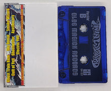 Cargar imagen en el visor de la galería, Twin Wizard - Glacial Gods back side blue cassette tape.