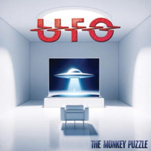 Charger l'image dans la galerie, Album cover with UFO logo and a spaceship, featuring the text 'UFO' and 'The Monkey Puzzle'.