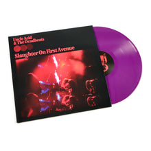 Charger l&#39;image dans la galerie, Vinyl record with purple disc and black cover featuring band name and album title.