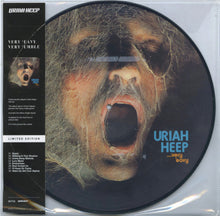 Load image into Gallery viewer, Vinyl record with a bear's face in a web and Uria Heph branding on a white background