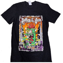 Cargar imagen en el visor de la galería, Black t-shirt on white background with &#39;Valley of the Sun&quot; and image of cartoon monster.