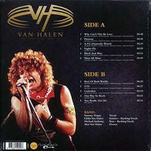 Charger l'image dans la galerie, Back cover of Van Halen album with band member and tracklist