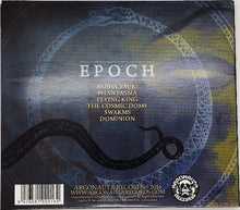 Load image into Gallery viewer, Album cover with 'Epoch' and list of tracks on a dark background