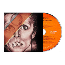 Load image into Gallery viewer, CD cover art featuring a split image with one half showcasing a CD with 'Ziggy Stardust' text and the other half showing a close-up of a woman's face.