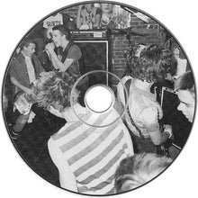 Load image into Gallery viewer, Black and white photo of a band performing with a CD in the foreground