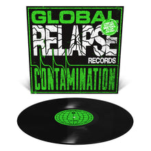 Load image into Gallery viewer, Various Artists - Global Contamination black vinyl record.
