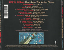 Charger l'image dans la galerie, Various Artists - Heavy Metal The Motion Picture back compact disc cover.