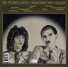 Cargar imagen en el visor de la galería, Various Artists - Kimono My House:  50 Years Later back album cover.