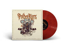Load image into Gallery viewer, Vinyl record with red disc and album cover featuring intricate design and text.