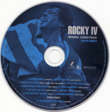 Load image into Gallery viewer, Various Artists - Rocky IV Motion Picture Soundtrack compact disc.