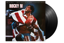 Load image into Gallery viewer, Various Artists - Rocky IV Motion Picture Soundtrack black vinyl record.