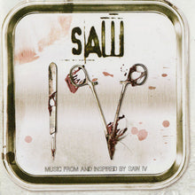 Cargar imagen en el visor de la galería, Various Artists - Saw IV front album cover.