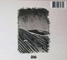 Load image into Gallery viewer, Album cover with black and white illustration of a desert landscape and barcodes on a light gray background