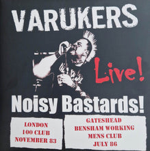 Cargar imagen en el visor de la galería, Promotional poster for Varukers live event with a singer and event details.