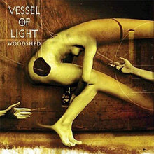 Cargar imagen en el visor de la galería, Album cover for 'Vessel of Light' by Woodshed featuring a stylized depiction of a person and hands.