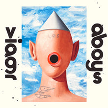 Charger l'image dans la galerie, Album cover with a stylized face and 'vagabonds' text against a blue sky background