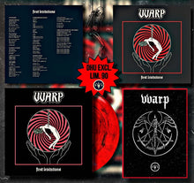 Cargar imagen en el visor de la galería, Collection of Warp Records album covers with red and black design elements.