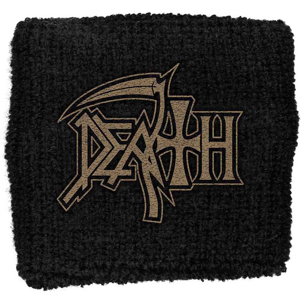 Death Embroidered Wristband:  Logo