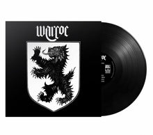 Charger l'image dans la galerie, Black vinyl record with a lion emblem and 'Warrior' text on a white background