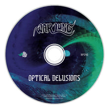 Load image into Gallery viewer, Disc with 'Warling' branding and 'Optical Delusions' text on a blue and green gradient background