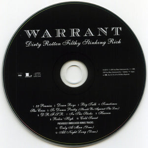 Warrant - Dirty Rotten Filthy Stinking Rich (CD-New-Repress) – The