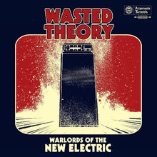 Load image into Gallery viewer, Album cover for 'Wasted Theory' with a central graphic and text on a dark background
