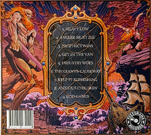 Load image into Gallery viewer, Album cover with artistic design, text, and ship illustration on a colorful background