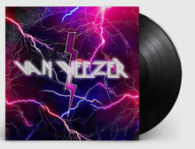 Cargar imagen en el visor de la galería, Vinyl record with Van Weezer album cover featuring lightning designs.