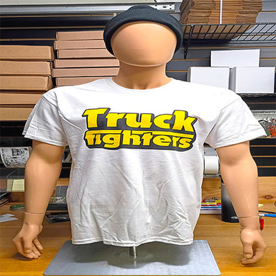 Truckfighters - Unisex T-Shirt:  Classic Logo (White)