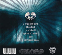 Cargar imagen en el visor de la galería, Witchkiss - The Austere Curtains Of Our Eyes back compact disc cover artwork.
