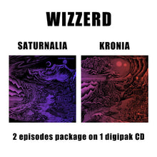 Cargar imagen en el visor de la galería, Wizzerd - Solstice: Kronia/Saturnalia compact disc advertisement.