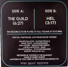 Load image into Gallery viewer, Wizzerd - Space Issue No 000 back vinyl record cover artwork.