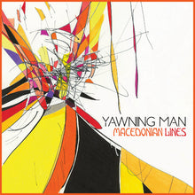 Charger l'image dans la galerie, Album cover with abstract design and text 'Yawning Man Macedonian Lines' on a white background