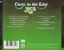 Cargar imagen en el visor de la galería, Yes - Close To The Edge back compact disc cover artwork.