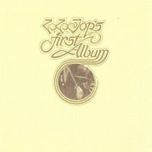 Charger l&#39;image dans la galerie, Album cover with text &#39;ZZ Tops First Album&#39; on a beige background
