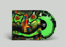 Cargar imagen en el visor de la galería, Vinyl record with a colorful, abstract design on a gray background