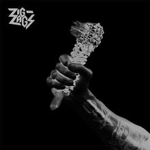 Load image into Gallery viewer, Album cover with a hand holding a smoking pipe against a black background, featuring the band 'Zig-Zags'.