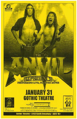 Anvil - Denver 2010 (Poster)