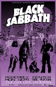 Black Sabbath - Tulsa Oklahoma 1978 (Poster)