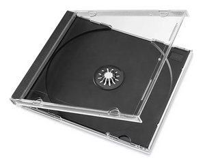 CD Jewel Case - Black Tray (One Case)