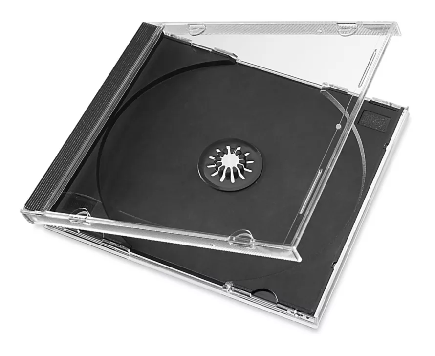 CD Jewel Case - Black Tray (One Case)