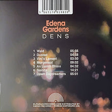 Load image into Gallery viewer, Edena Gardens - Dens back compact disc cover artwork.