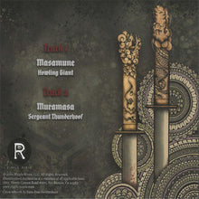 Charger l'image dans la galerie, Turned To Stone II - Howling Giant/Sergeant Thunderhoof back compact disc cover.