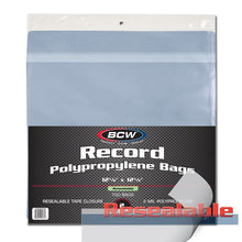 Load image into Gallery viewer, BCW:  Resealable 33 RPM Record Bags - Snug