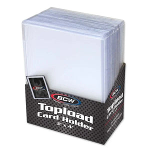 BCW:  3x4 Topload Card Holder - Standard